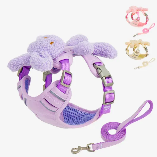 Сет слатких појаса и поводца за псе